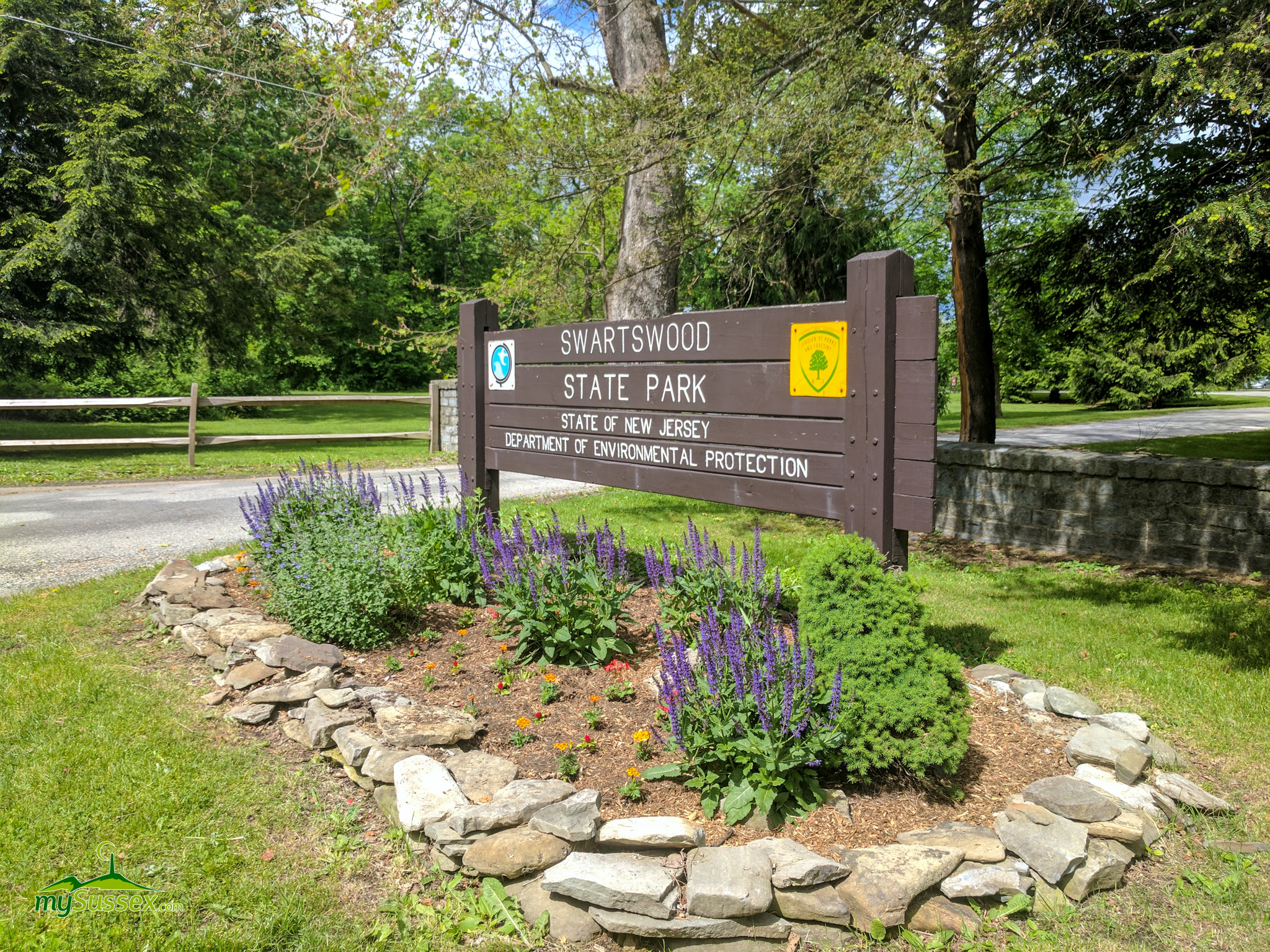 Swartswood State Park Entrance Sign