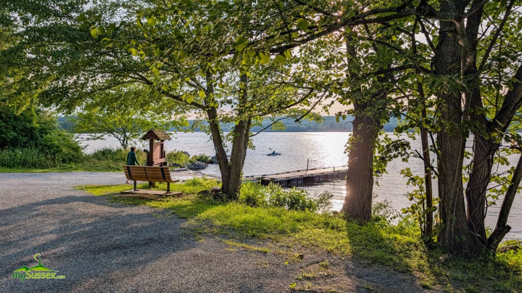 Boat Launch area at Swartswood State Park