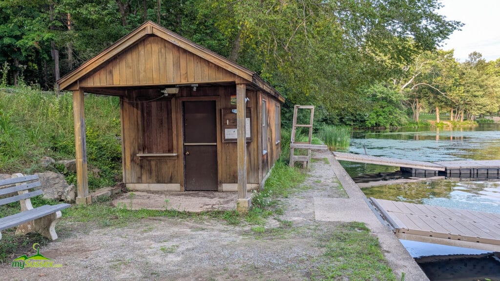Kayak Rental Booth on Swartswood Lake